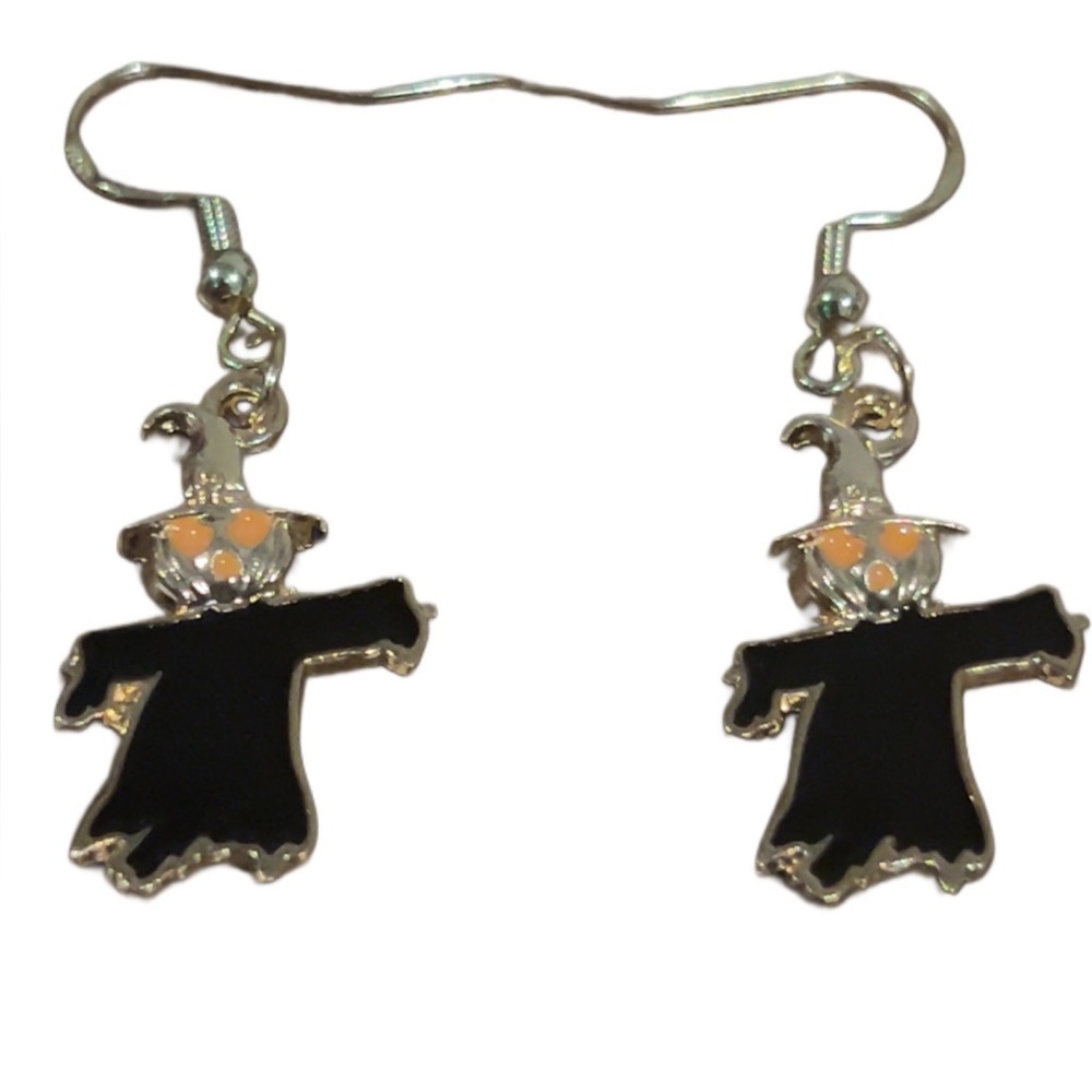 🔴Handmade Scarecrow Earrings